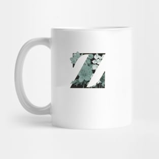 Flower Alphabet Z Mug